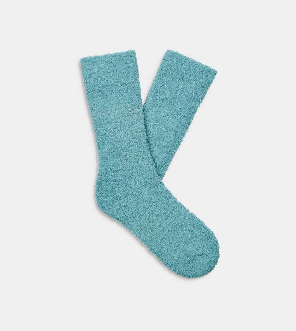 Ugg Socks Canada - Ugg Men's Fincher Ultra Cozy Crew Blue